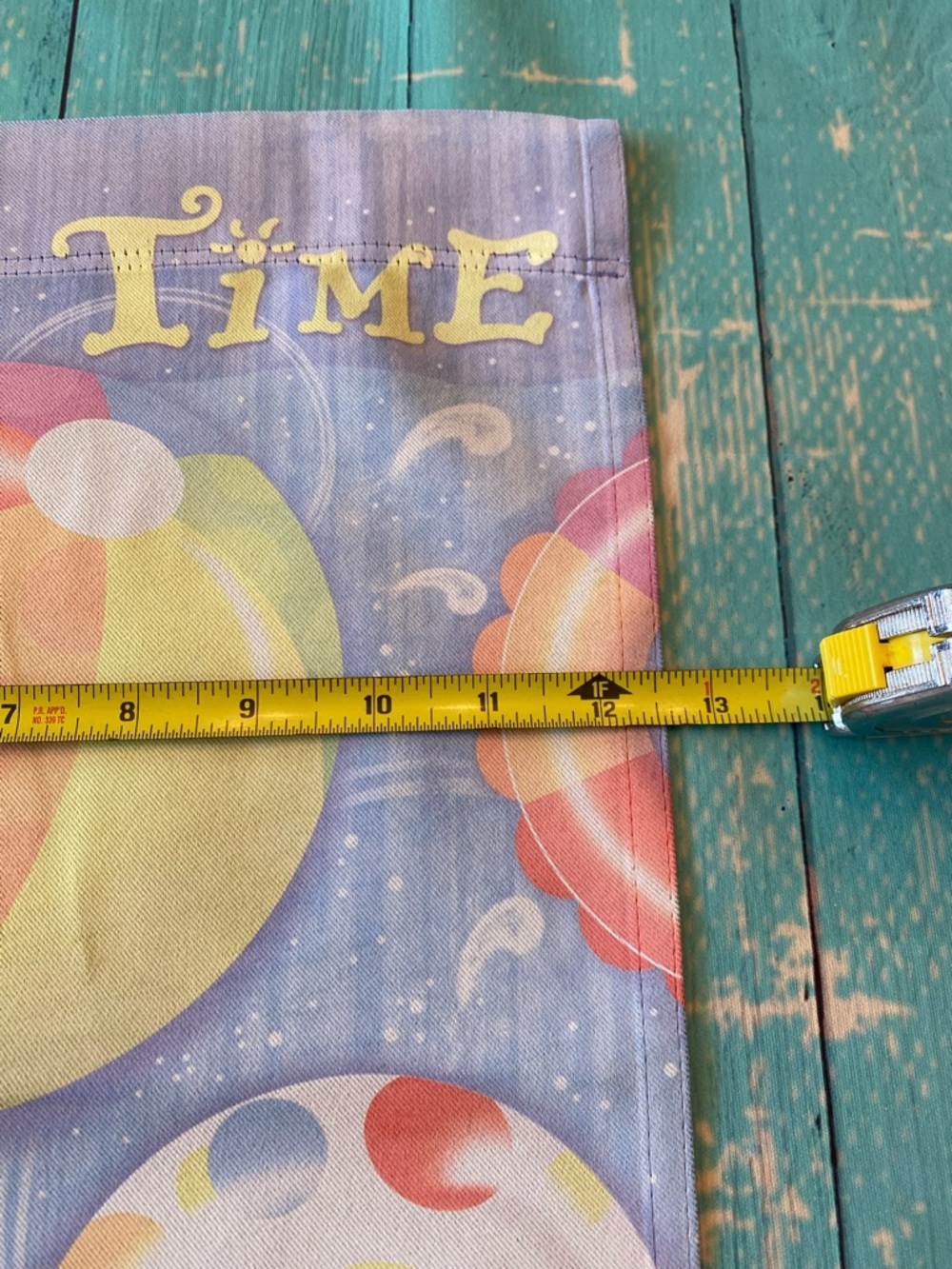 Pool Time Colorful Beach Ball & Float Kitchen Small Garden Flag - Picture 4 of 6